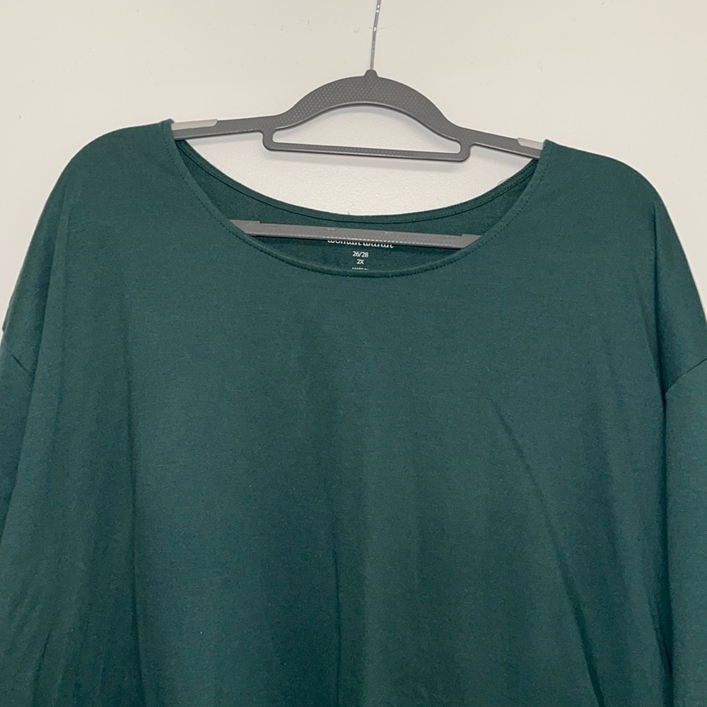 Hunter green shirt